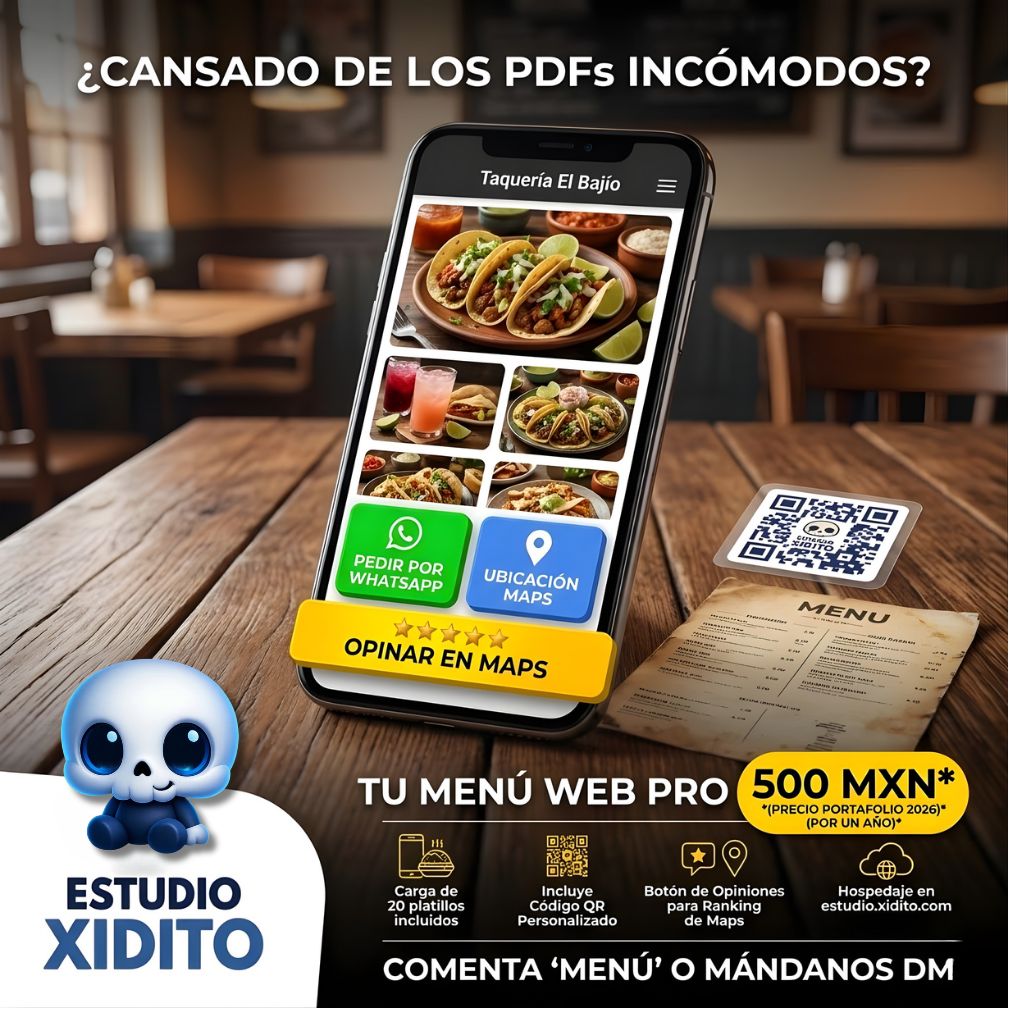 Menú Web Profesional